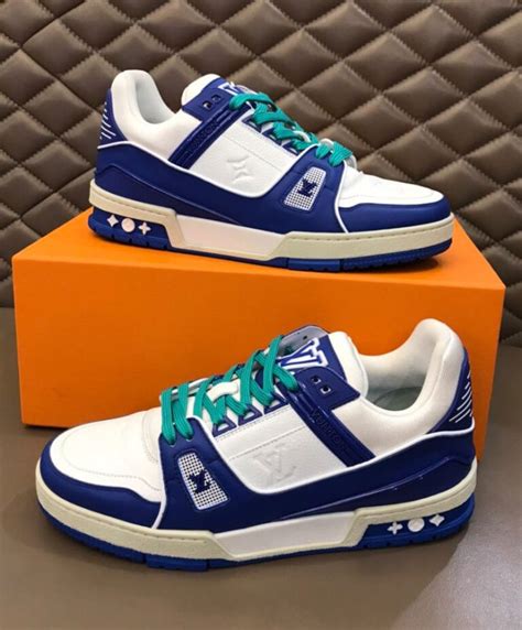 louis vuitton scarpe uomo blu|louis vuitton sneakers uomo.